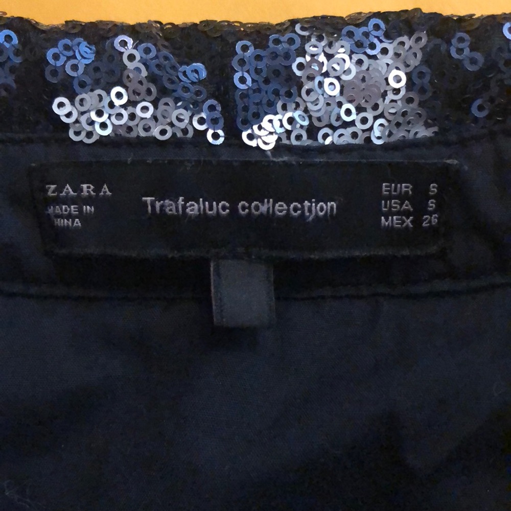 🟠 ZARA TRAFALUC COLLECTION 🟠 sequin long sleeve jacket - Picture 5 of 11